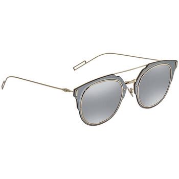 Dior Composit Silver Mirror Geometric Men's 